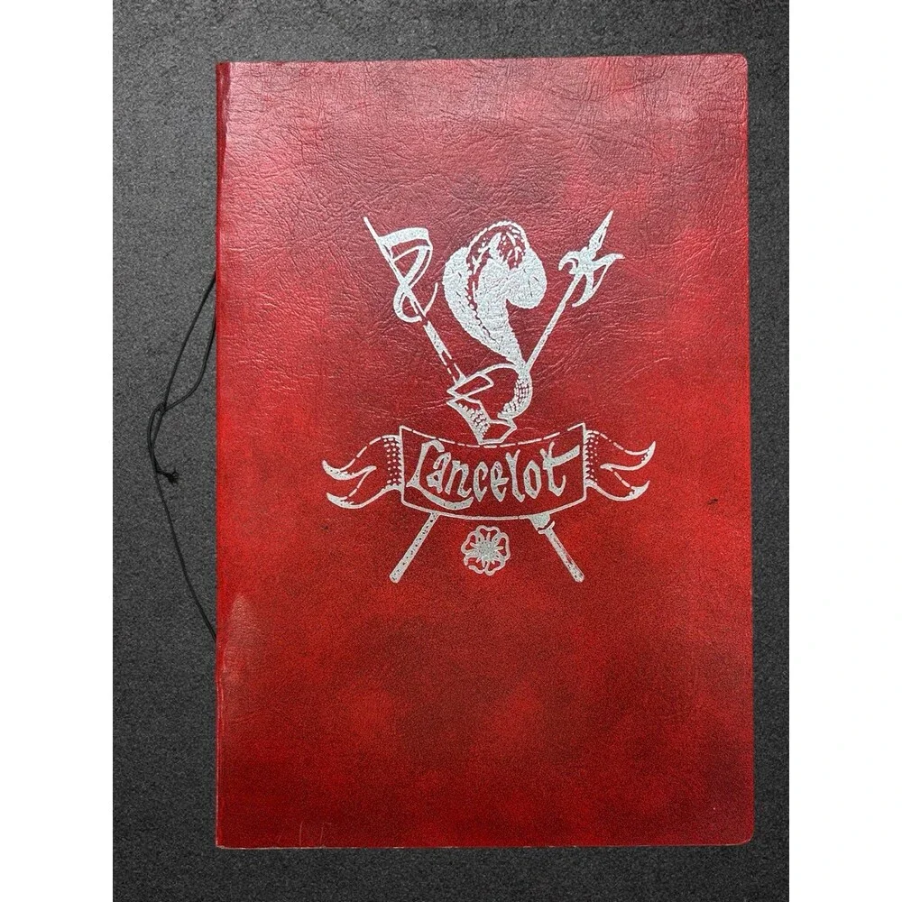 Vintage The Lancelot Inn Menu Vail Colorado Retro 1970s Restaurant Ephemera